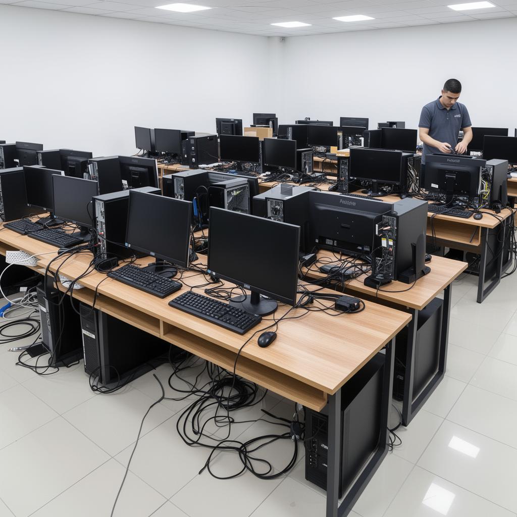 Computer equipment ready for installation